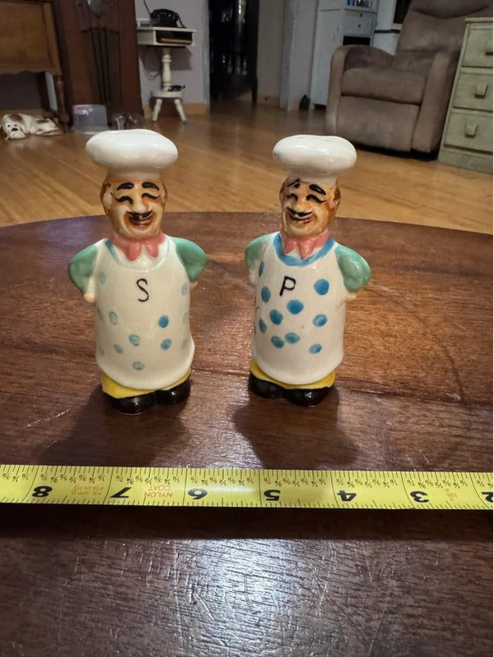 Vintage Chef Salt & Pepper Set